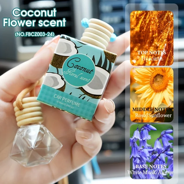 Désodorisant de voiture, parfum longue durée, adapté à la voiture, à la maison, au bureau, à la salle de bain, à la chambre à coucher, aromathérapie intérieure de voiture 5