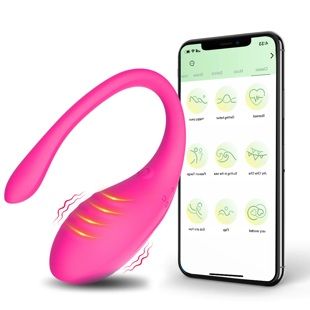 APP Controlled Vaginal Vibrators G Spot 9 Speed Anal Vibrating Egg Massager Wearable Stimulator Adult Sex Toys for Women Couples