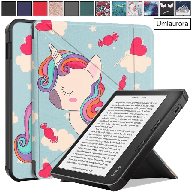 Kobo Libra 2 Case (2021 Released,Model N418) - Premuium PU Leather Sleeve  Cover with Hand Strap (No Sleep/Wake function) - AliExpress