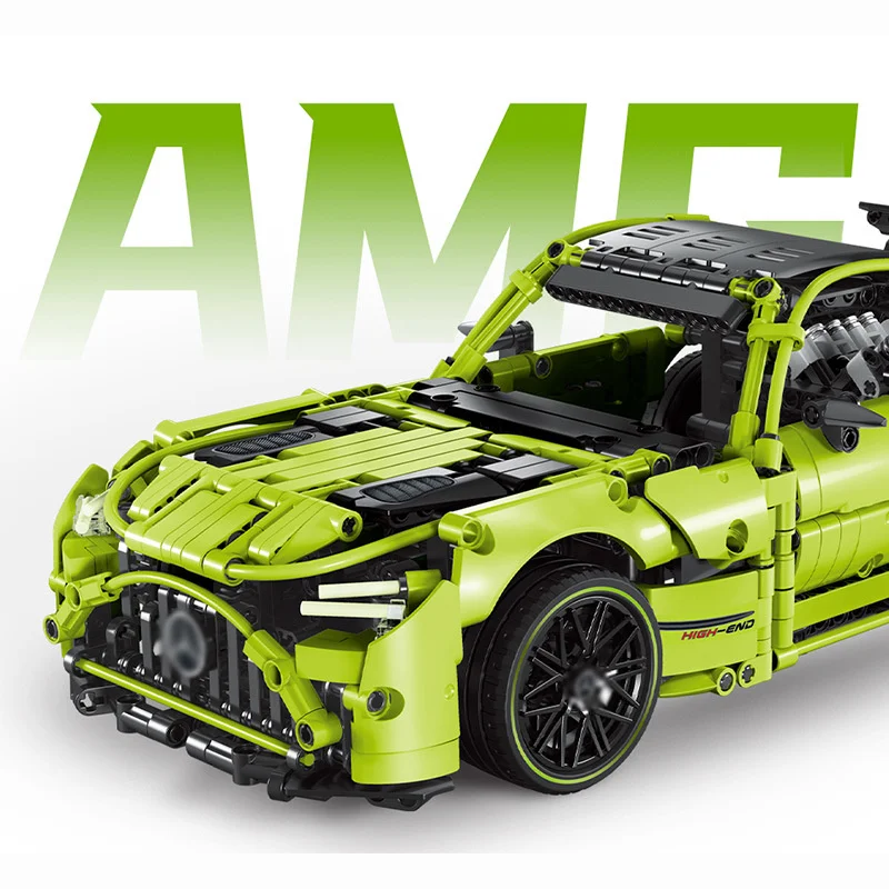 

Building Block Extraordinary F10004 AM1:14 Racing Car Assembly Toy 1139PCS Exquisite Interior Stable Structure Odorless Material
