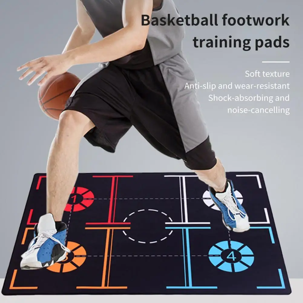 Basketball Training Mat Dribbling Ball Control Basketball Footstep Mat