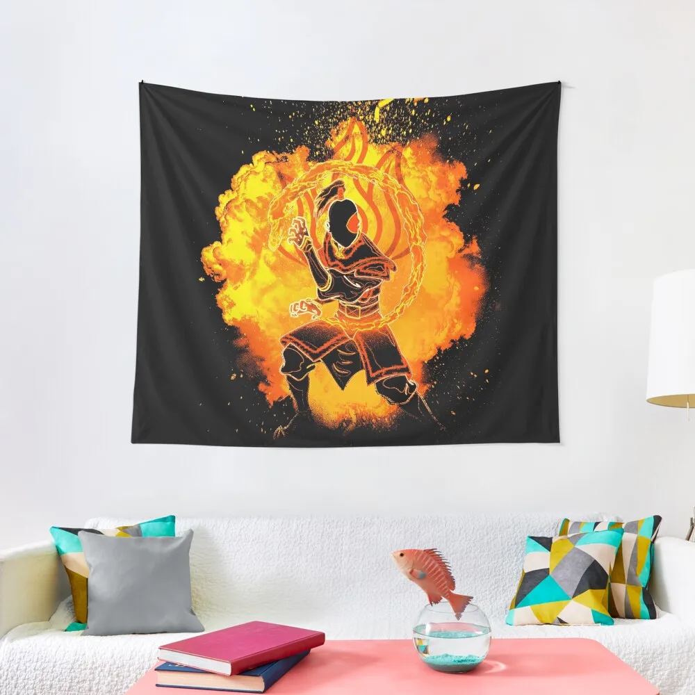 

Soul of the Firebender Tapestry Outdoor Decoration Room Design Tapestry
