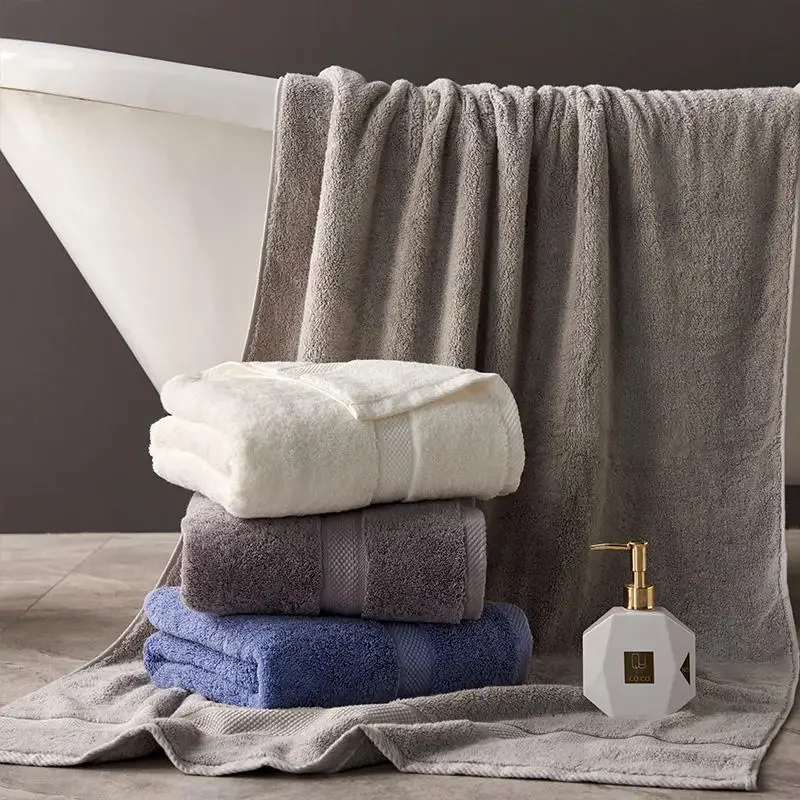 800g High Quality Long-staple Cotton Bath Towel Household Hotel Bathroom Big Towel Men's And Women's Adult Bath Towel 4