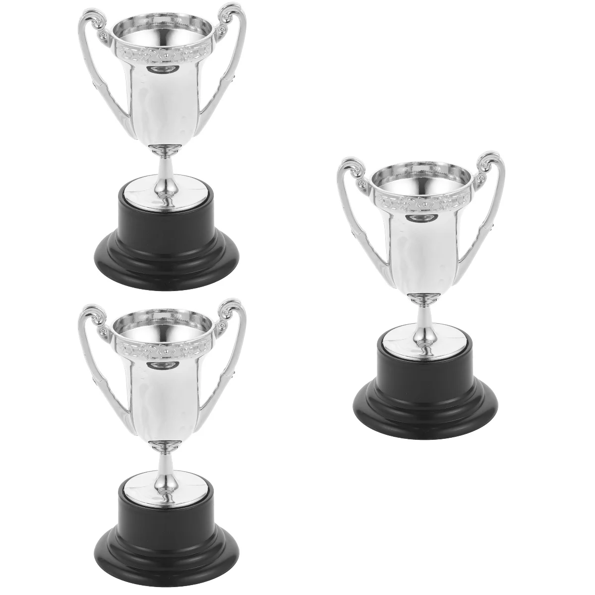 

30 Pcs Silver Decorations Mini Trophy Delicate Award Match Reward Lightweight Small Model Game Child