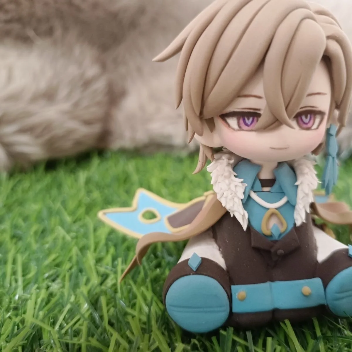 

Honkai Star Rail Aventurine Doll Clay Man Kawaii Handmade Figurine Desk Decoration Anime Game Cosplay Toy Accessories Gifts
