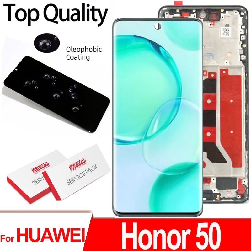 Cover Portafoglio In Pelle Per Honor 50 5G E Huawei Nova 9 4G – Custodia Con Slot E Supporto – Nero