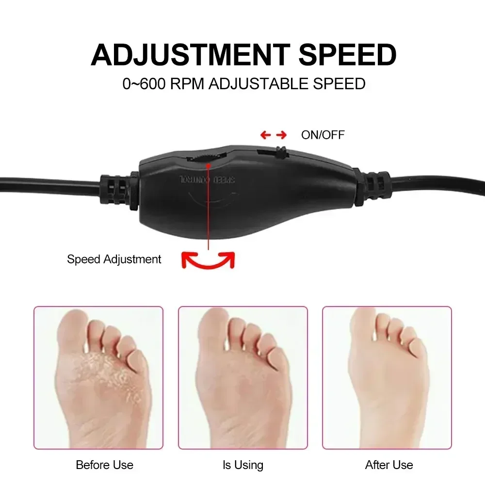 Electric Foot Callus Remover Foot Care File Heels Dead Skin Pedicure Tool Electr