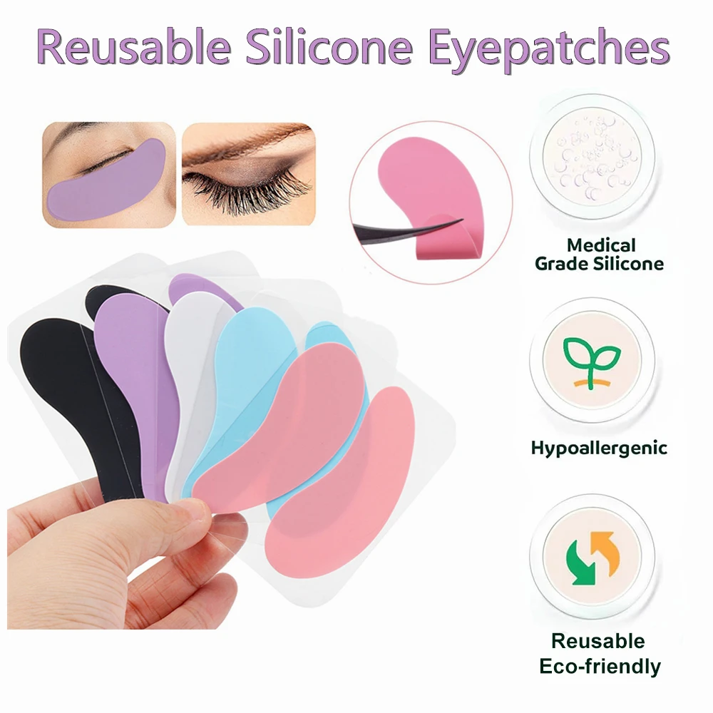 ReusableSiliconeEyelashPadsEyeMasksLashLiftEyelashExtension