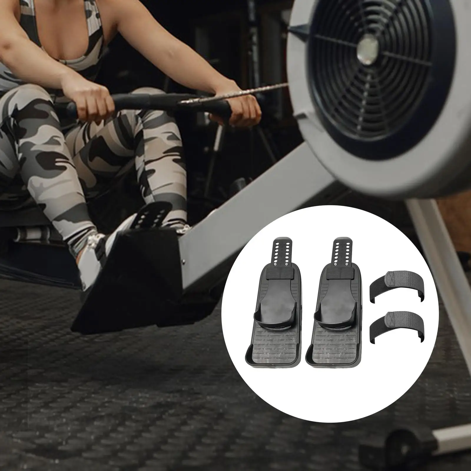 Fitness Rameur Lot De 2 Sangles De Fixation Pour Machine Elliptique Nylon R Sistant