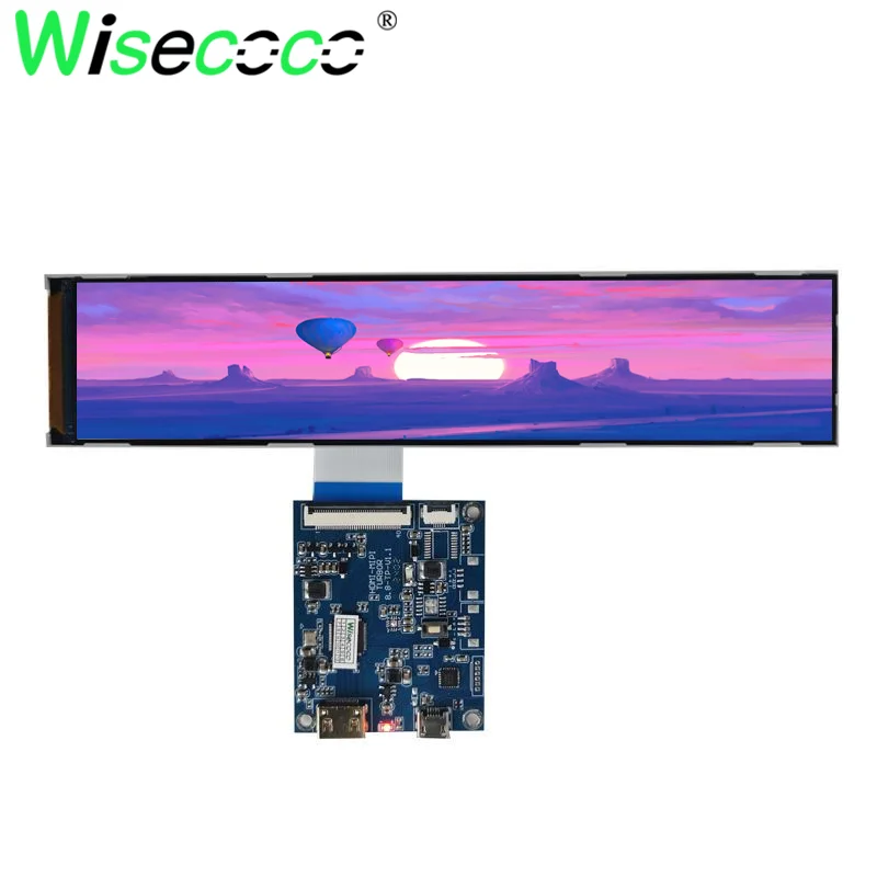 Long Strip Lcd Display Screen Tela de Barra Esticada Mipi Driver Board Ips 400 Nits Luminância 3:1 69 280 × 1424 7