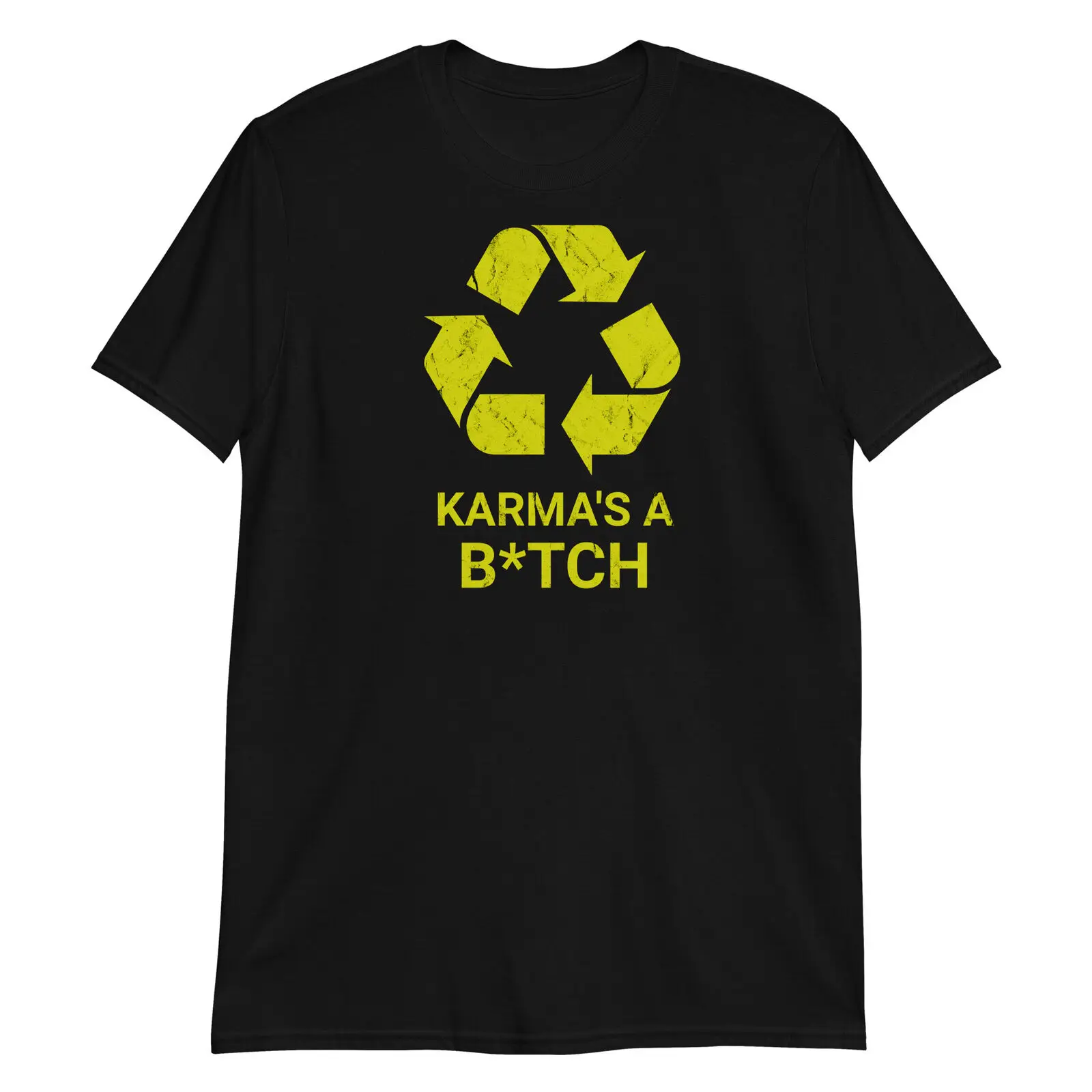 

Футболка с переработанным логотипом Karma's a B * tch