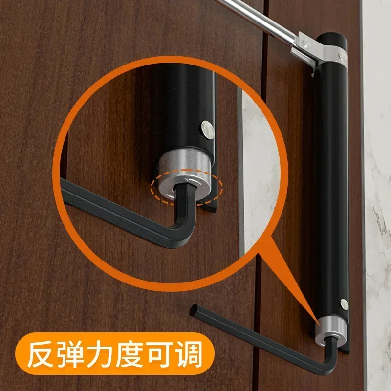 Home door closers with a load capacity of 30-50 kg Aluminium automatic door closers Simple automatic rebound