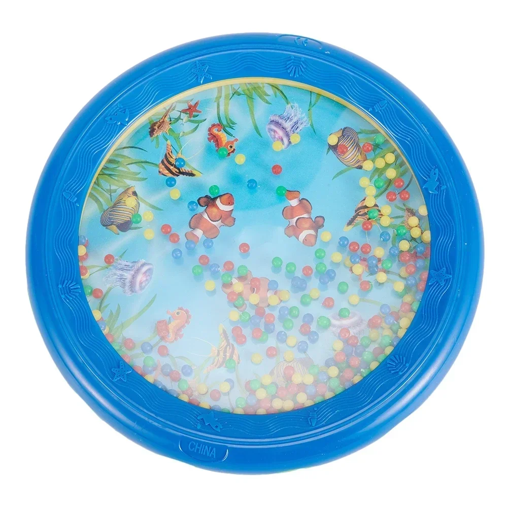 Kid Child Gentle Ocean Wave Sea Sound Bead Drum Musical percussion instruments Percussion Musical Educational Instrument Toys For Baby Early Learning Gifts