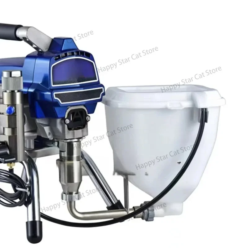 6L White Universal Hopper Small Electric Airless Paint Sprayer Airless Sprayer Spraying Machine Hopper