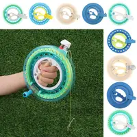 Creative Twisted String Line Fying Kites Kite Reel String Flying Handle Tool Winder Fire Wheel 1
