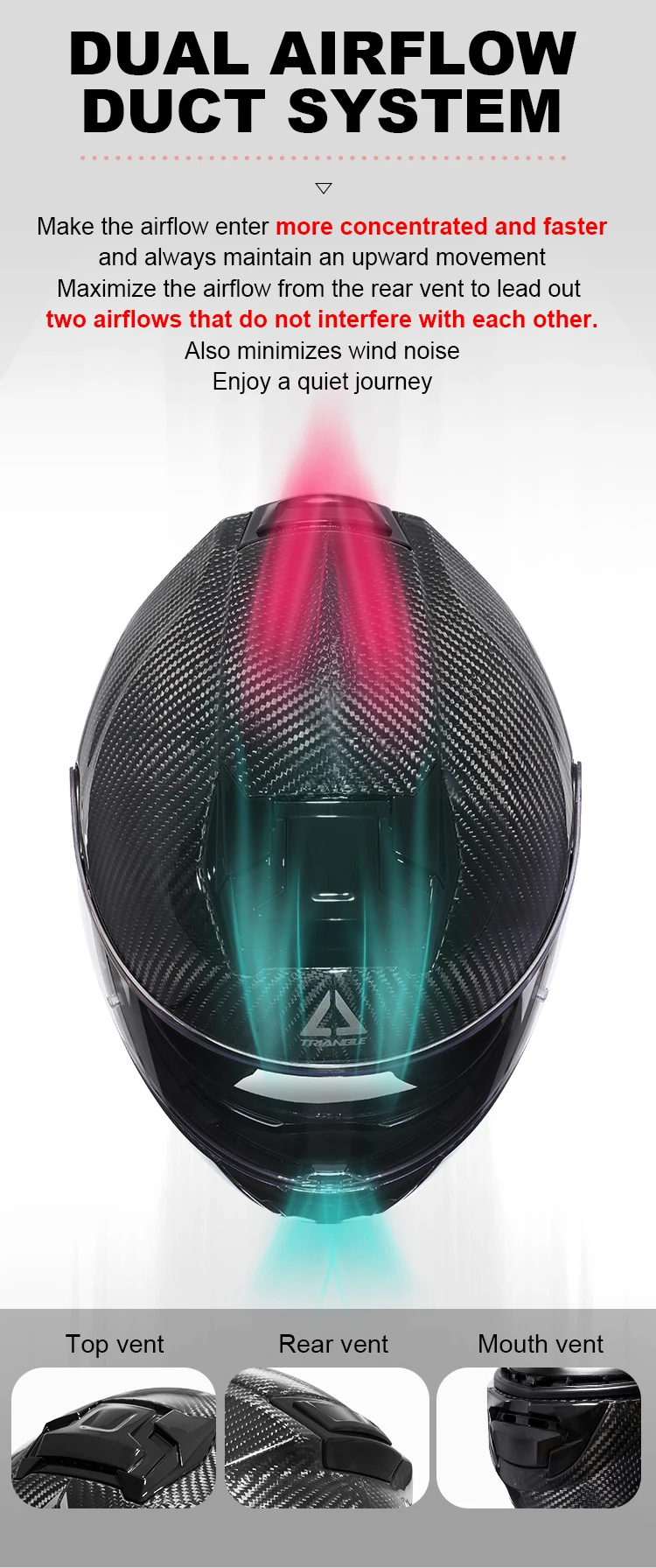 フルフェイスヘルメット カーボンファイバー風 軽量フルフェイスバイクヘルメット,カーボンファイバーグラス