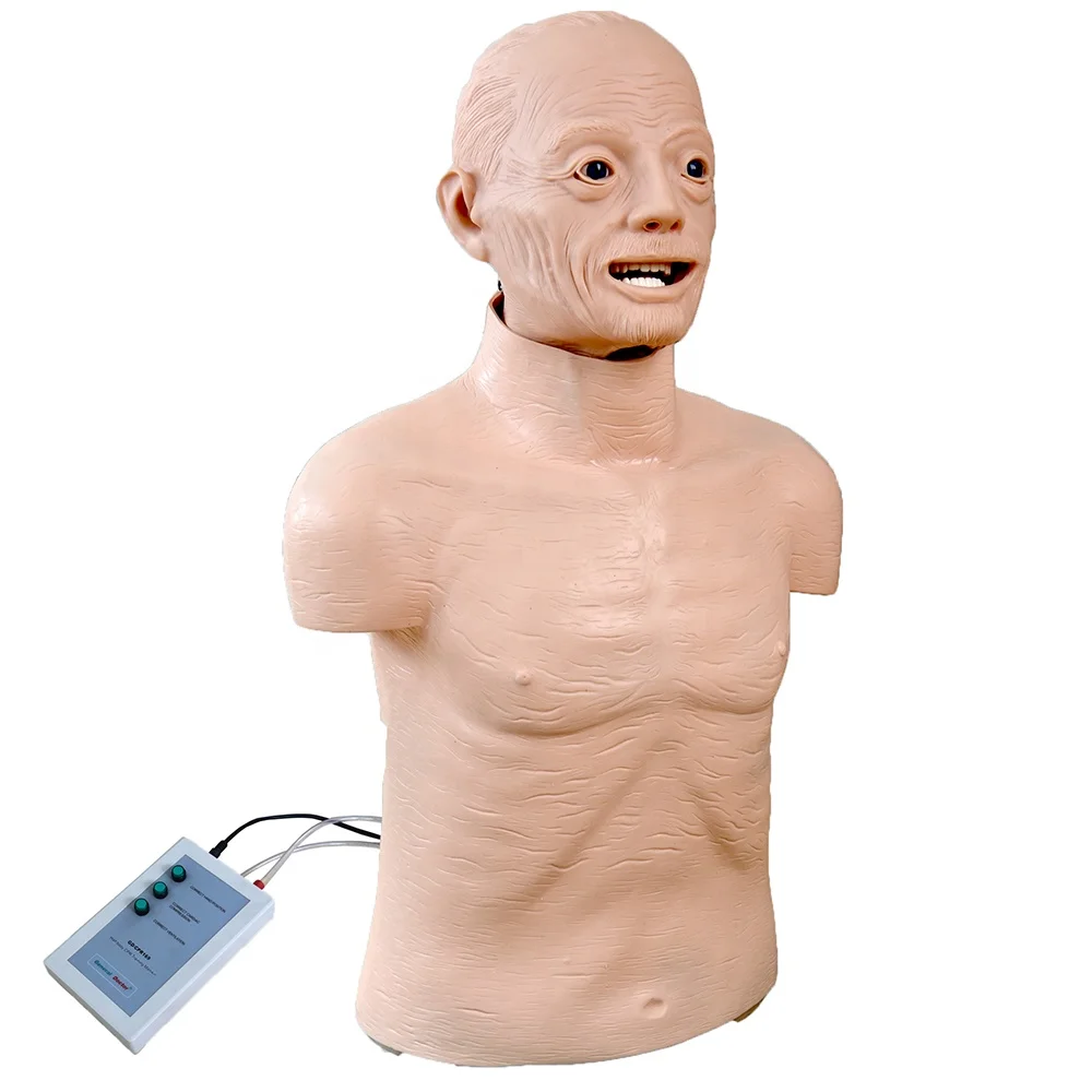 

GD/J159 General Doctor Half-body CPR and Trachea Intubation Training Model and Manikin