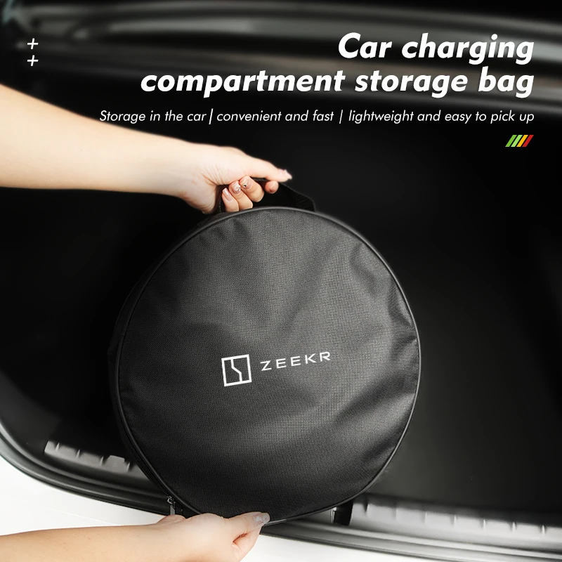 Waterproof Car Logo Charging Cable Organizer Bag