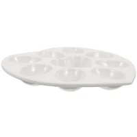 Easter Egg Tray Deviled Trays for Party Serving Ceramics Dispenser Eggs Container Platter 1
