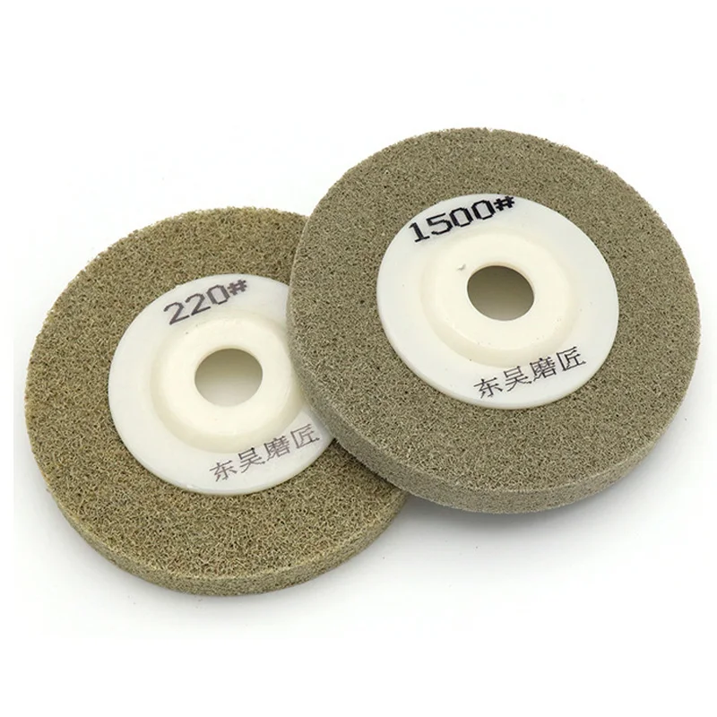Premium Nylon Resin Polishing Wheel - 4 100mm, 60-1500 Grit, for Marble, Granite, Glass, Stone & Metal Surfaces