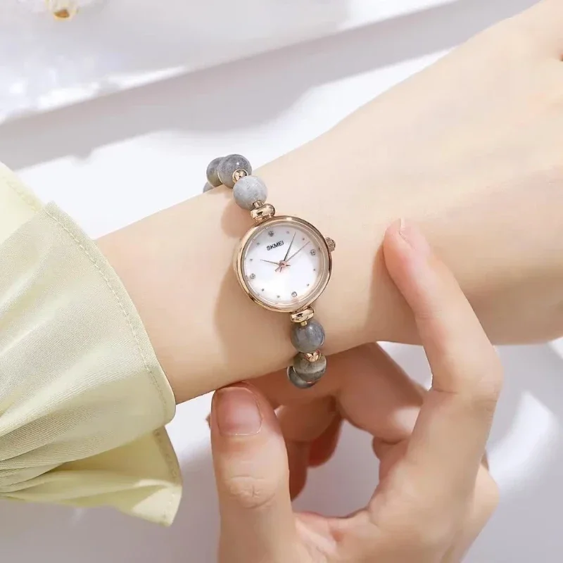SKMEI 1983 Romantic Style Quartz Women Watch Fashion Ball strap Waterproof Elegant Dress Girl Wristwatches Female Clock 1640 5