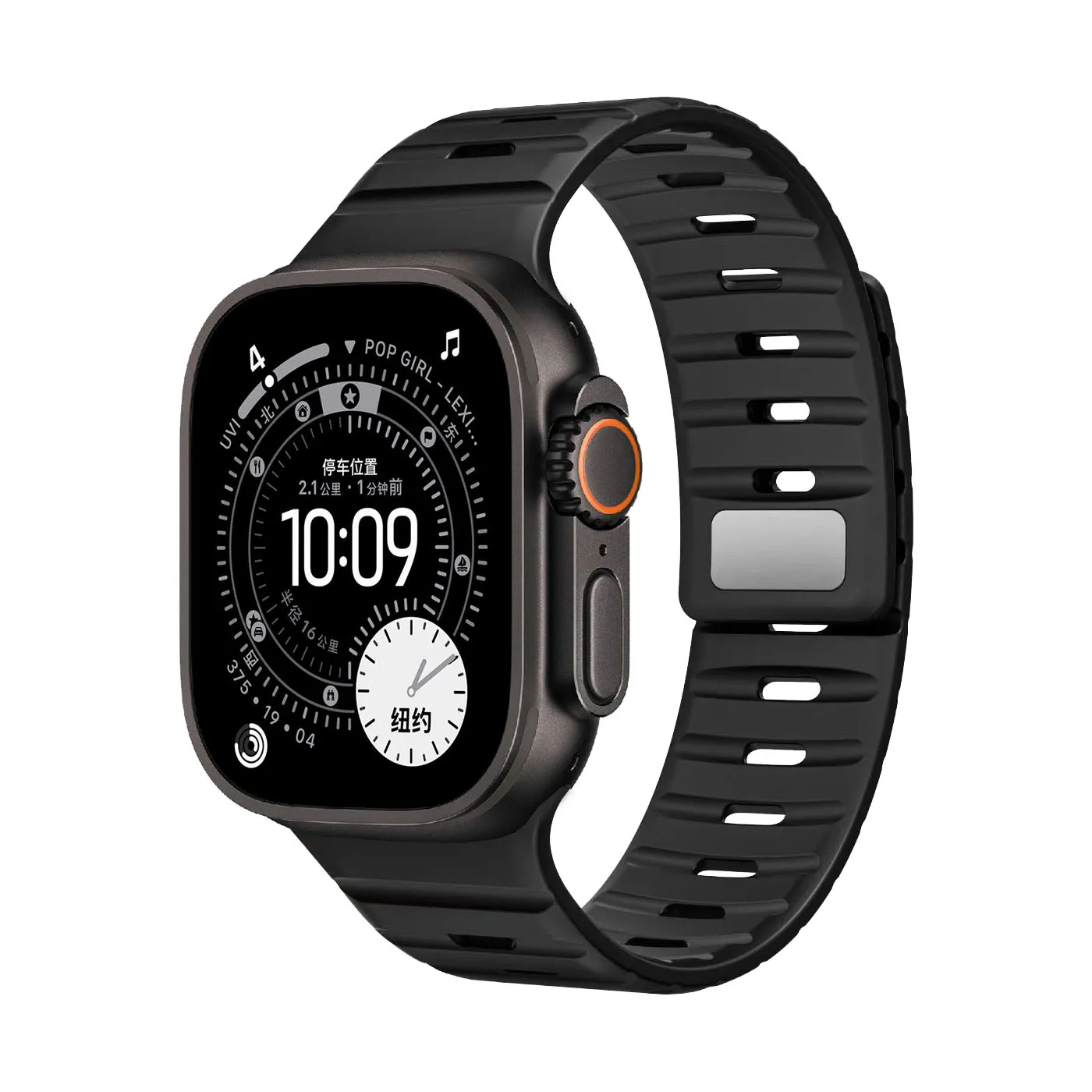 Magnetic Silicone Strap Bracelet