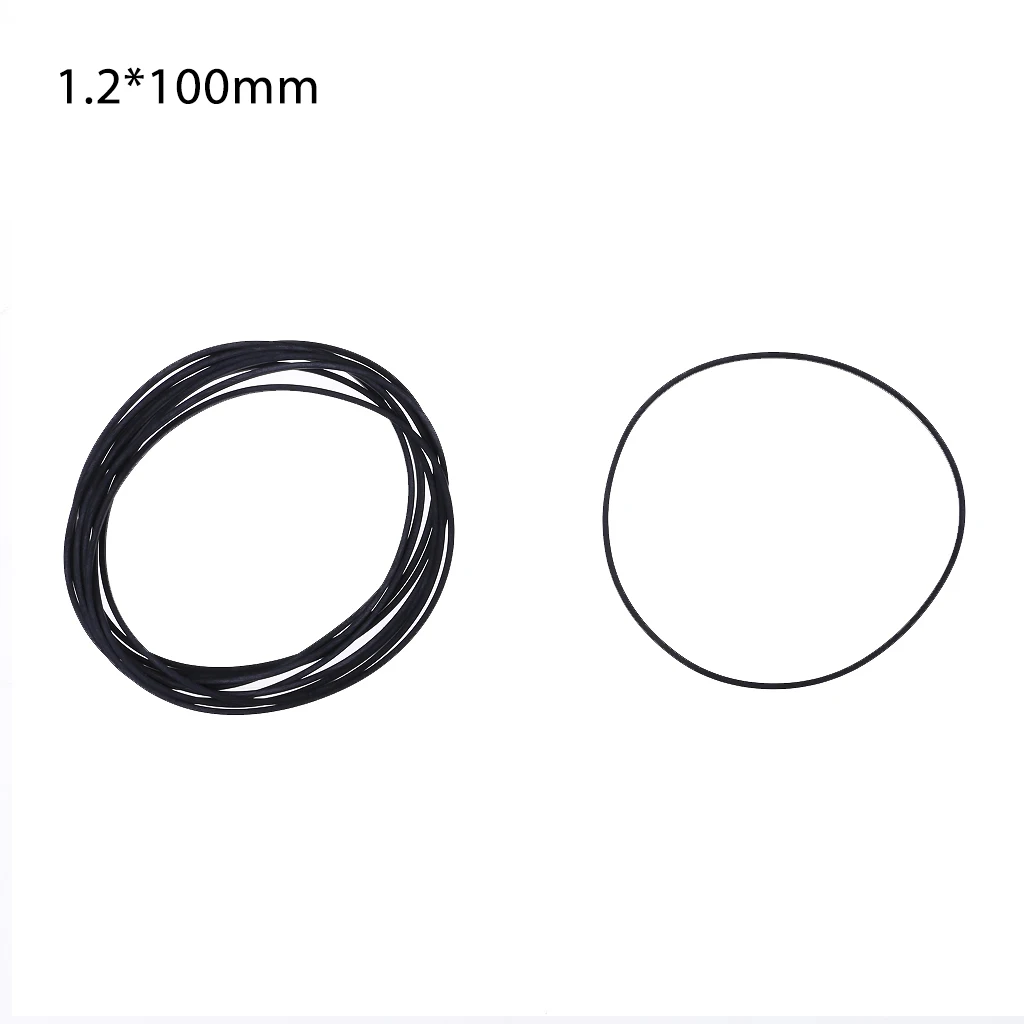 10 Stück Laufwerk Flachriemen Gummi DVD Kassetten rekorder Plattenspieler Riemen Riemen Kassette Ersatz quadrat 1,2mm Drops hip – Detail 22