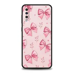 Adorable Pink Heart Bow Phone Case Cover - Galaxy A42 5G (A1)