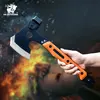 HX OUTDOORS Tactical Survival Axe ,Multi Tool Emergency Gear Tourist AX Tactical Axe Portable Tomahawk Wild Camping Hatchet Tool 2