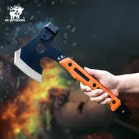 HX OUTDOORS Tactical Survival Axe ,Multi Tool Emergency Gear Tourist AX Tactical Axe Portable Tomahawk Wild Camping Hatchet Tool 2