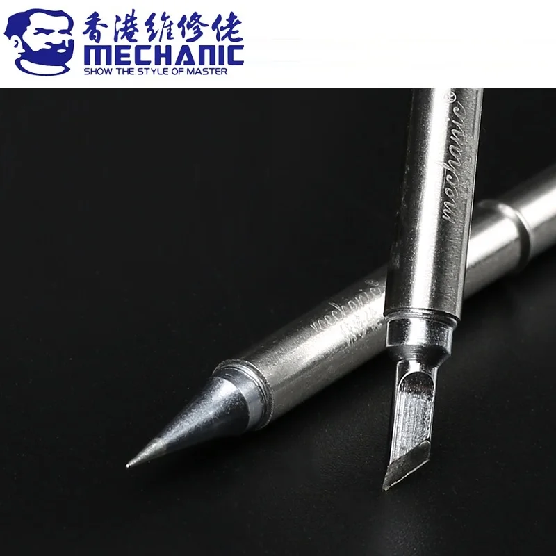 MECHANIC OT Series Integrated Long Solder Iron Tip External Heat Rapid Heating Welding Tips Suit For T12 Pro Soldering Station 3