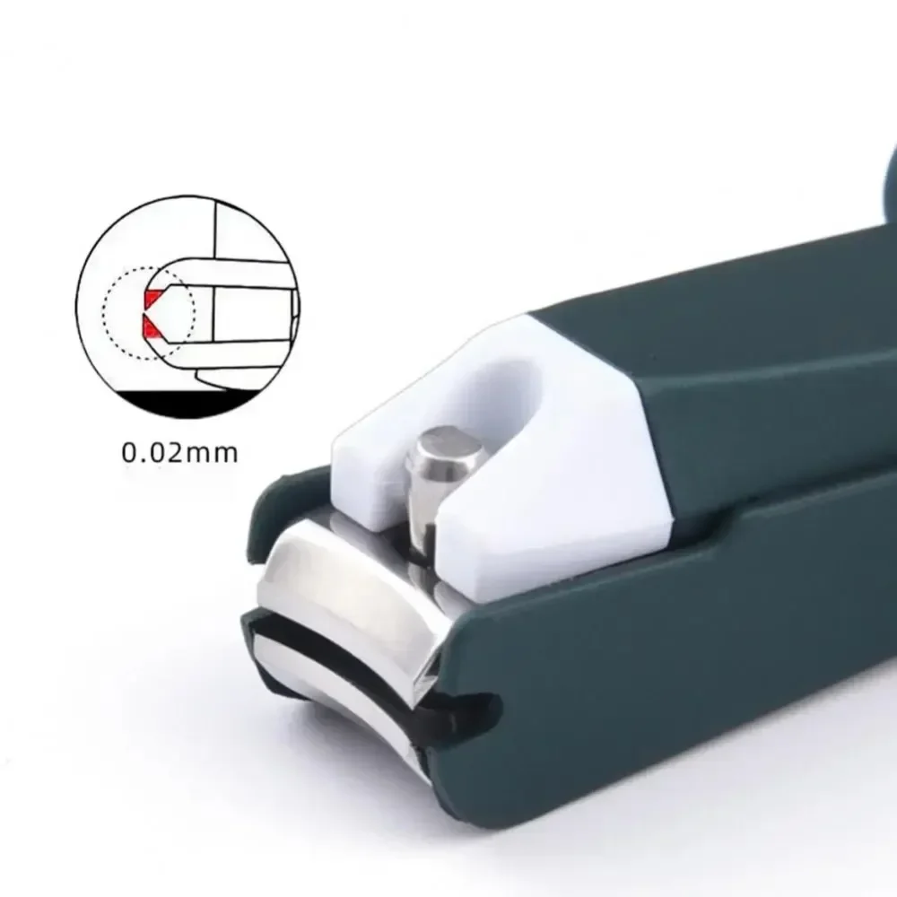 Anti-splash The Elderly Practical Nail Clipper with Magnifying Glass Multifunctional Toenail Fingernail Trimmer