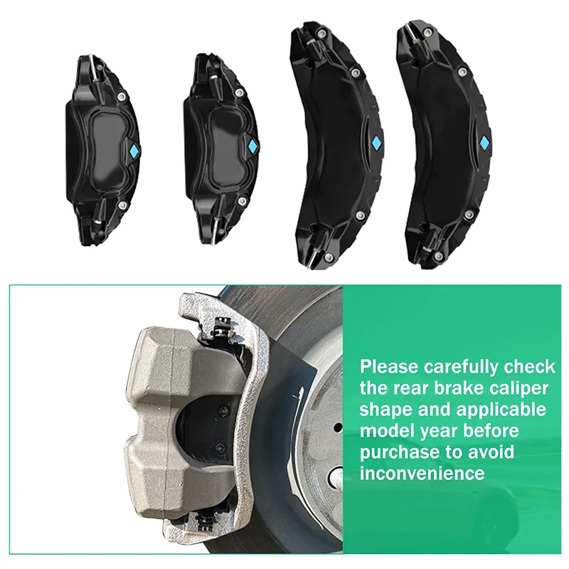 TeslaモデルY 2017-2024 19&20インチブレーキキャリパーカバー TeslaモデルY 2017-2024 19&20インチブレーキキャリパーカバー