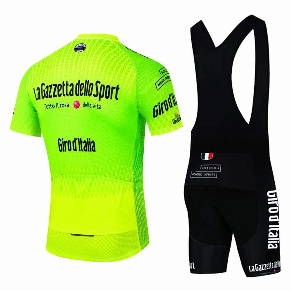 Tour De Italy DITALIA 남성용 세트 사이클링 저지 세트, 7 시간 패드, Mtb 로드 바이크 유니폼 반바지, 산악 컴플리트, 여름 신상