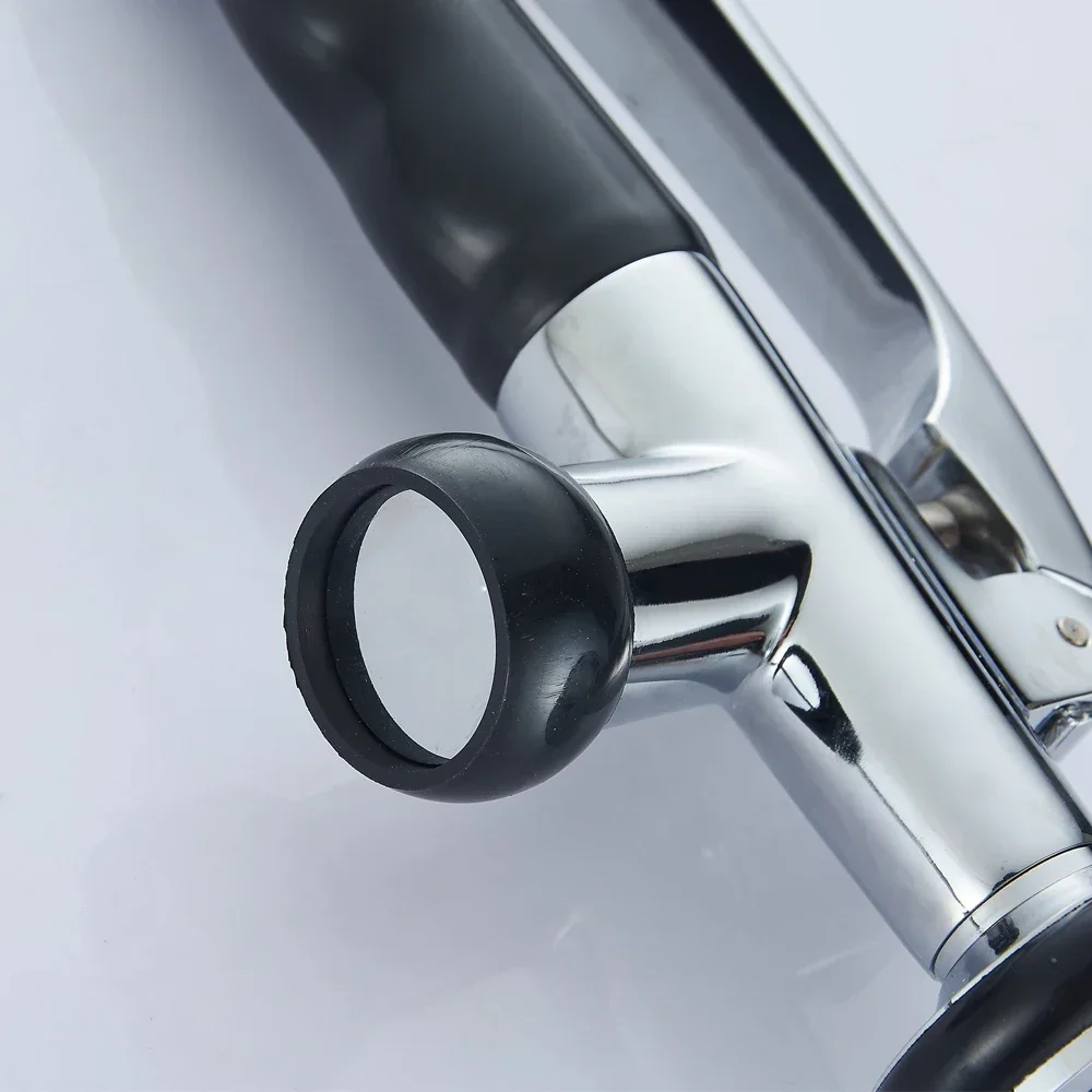 Düse mit ergonomischem Griff, Handbrauseauslauf, Messing-Küchensprühkopf, ausziehbarer Auslauf, Küchenzubehör – Detail 6