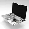 Gas stove with lid RV sink with lid hardware accessories for sink with lid 3
