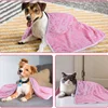 3 PCS Soft and Fluffy Quality Pet Blanket, Cute Paw Print Dog Blanket, Plush Pet Mat, Warm and Comfortable Cat and Dog Blanket 4