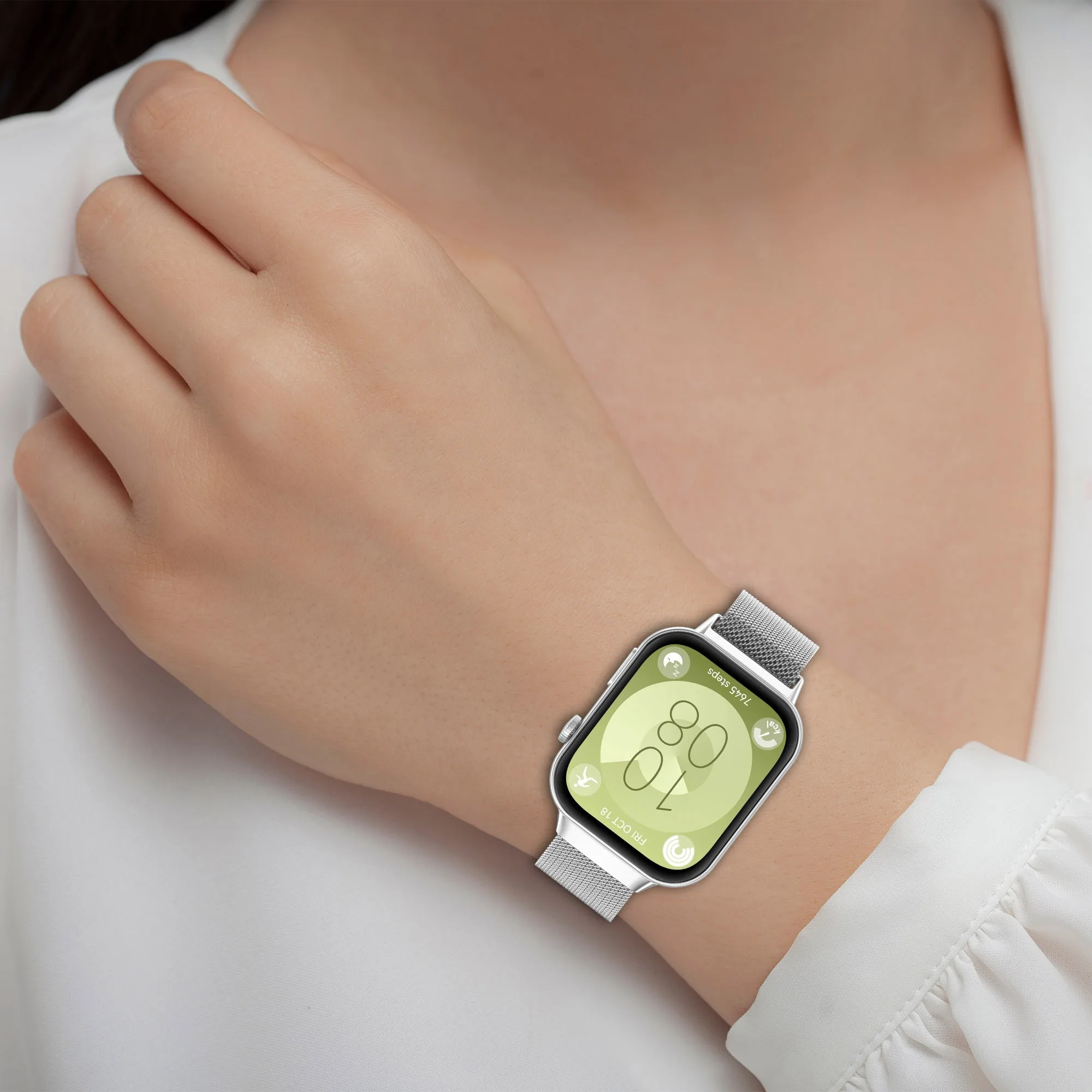 Elegant Magnetic Milanese Loop Metal Strap Bracelet