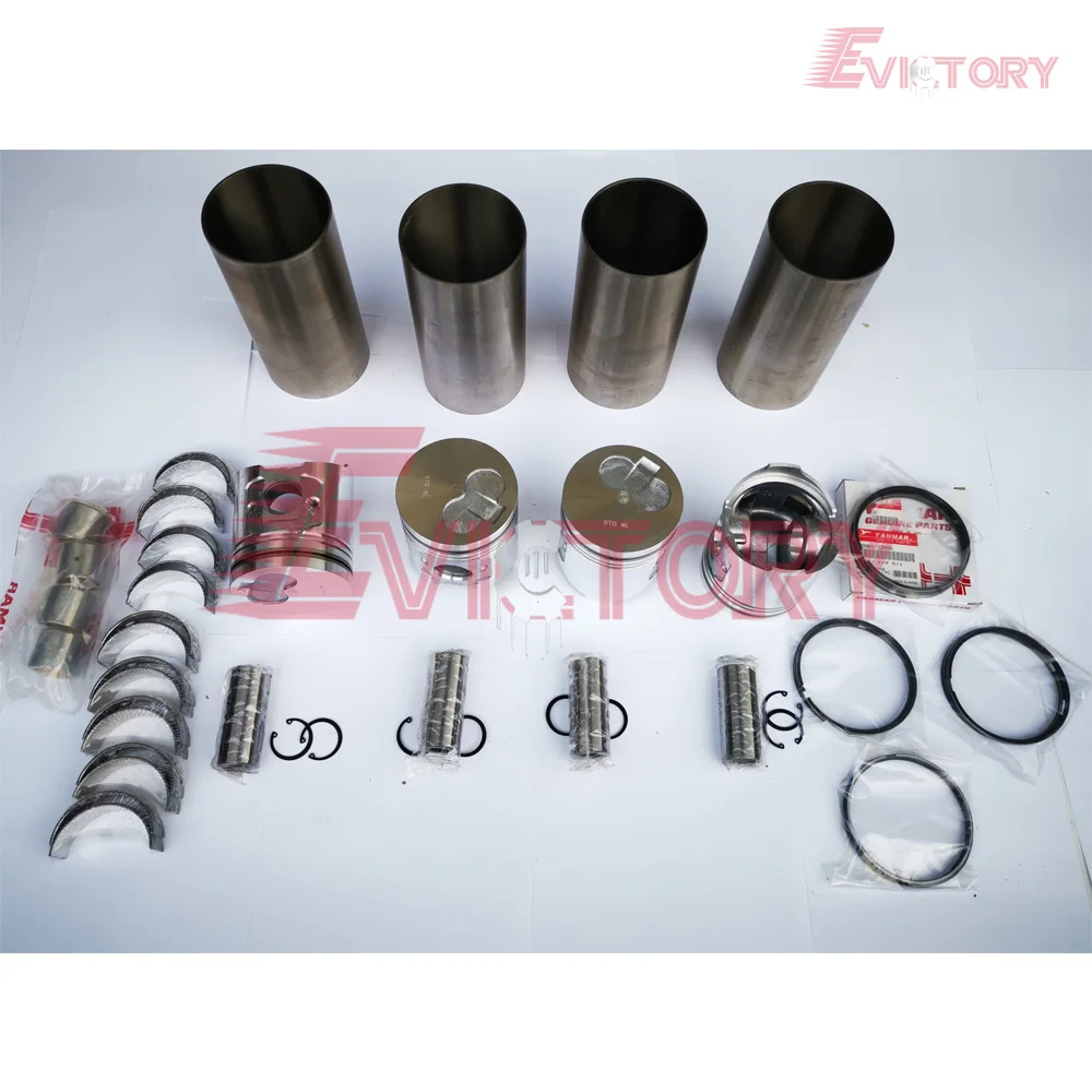 

For Komatsu Forklift 4D94E Overhaul repair Kit Piston ring liner bushing gasket bearing