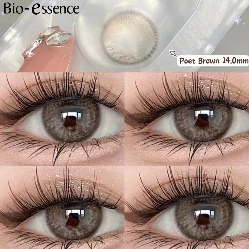 عدسات لاصقة طبيعية من Bio-essence للعيون مع عدسات...