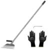 Beach Sand Scoop Shovel Stainless Steel Long Handle Sand Scoop Gloves Manual Sand Sifter Shovel for Underwater Treasure Hunting 1