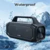 W-KING 80W Portable Bluetooth Wireless Speaker, Outdoor IPX6 Waterproof Loud with Bass Boost, Stereo Pairing, Reverse Charging 3