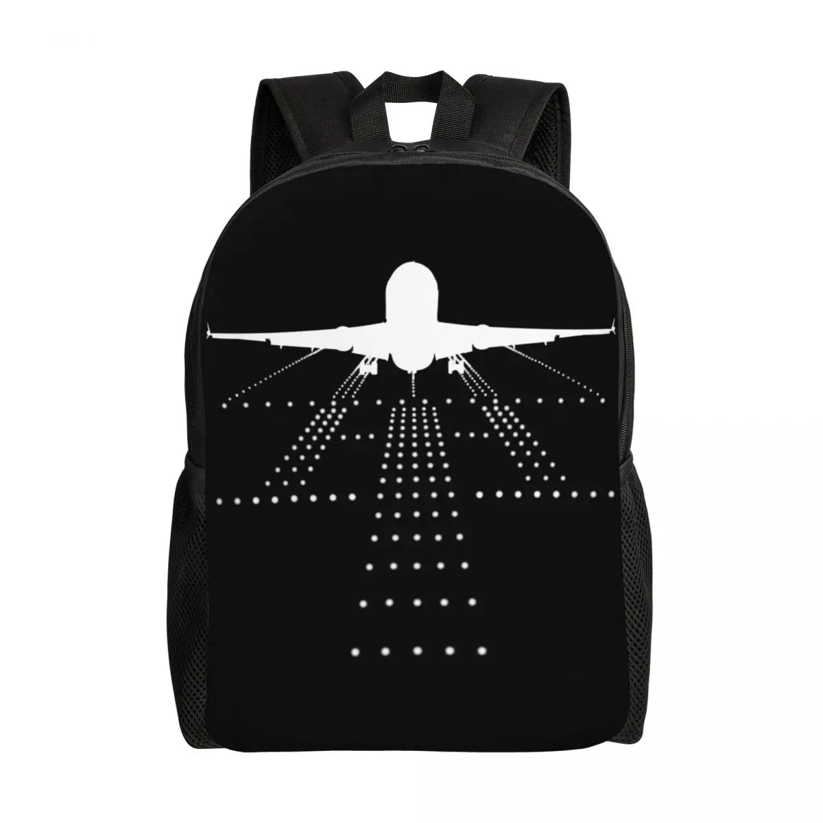 

Airplane Aviation Pilot Backpack for Women Men Water Resistant College School Plane Aviator Bag Printing Large Capacity Backpack