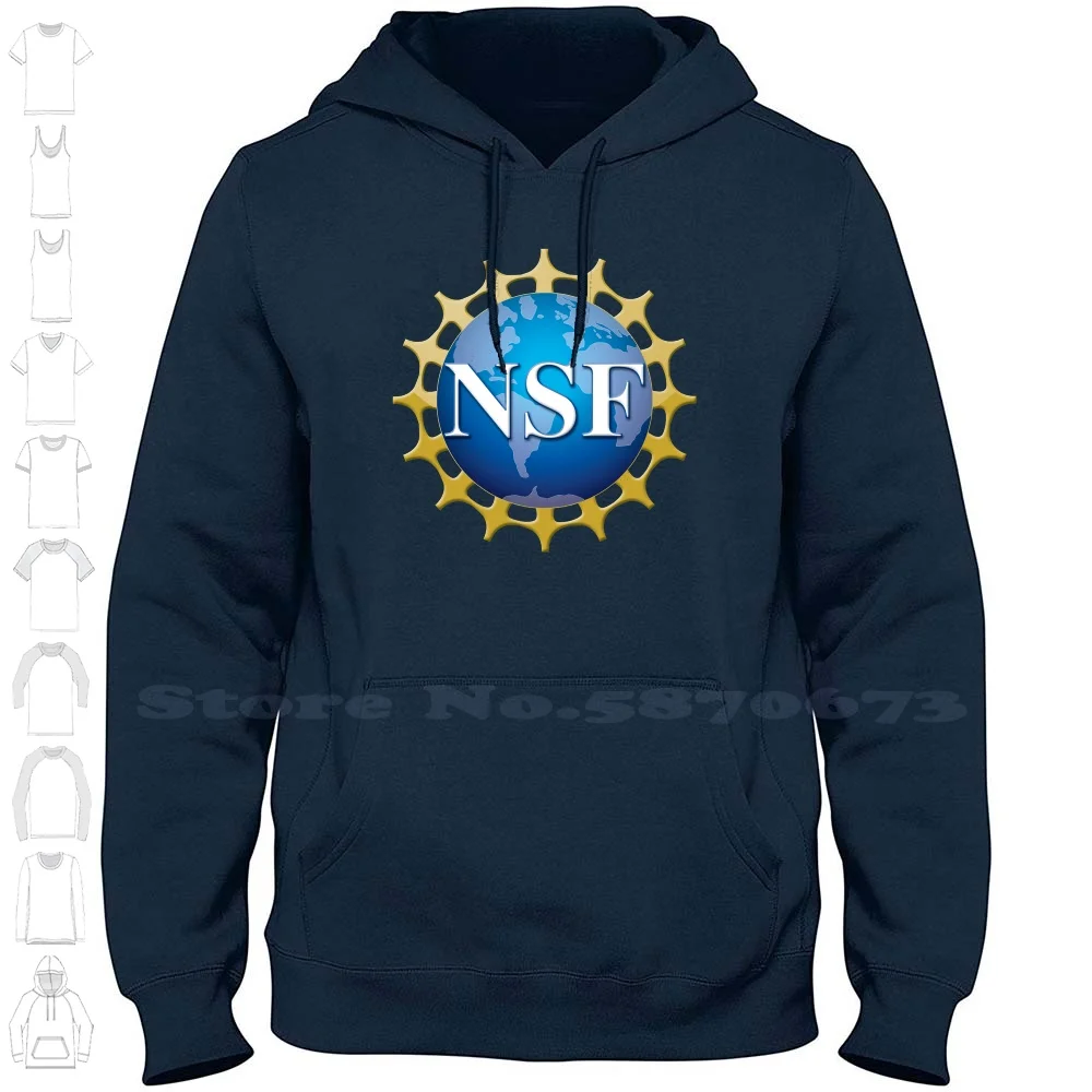 

National Science Foundation Logo Brand Logo 100% Cotton Sweatshirt Hoodie Top Quality Graphic Hoodies