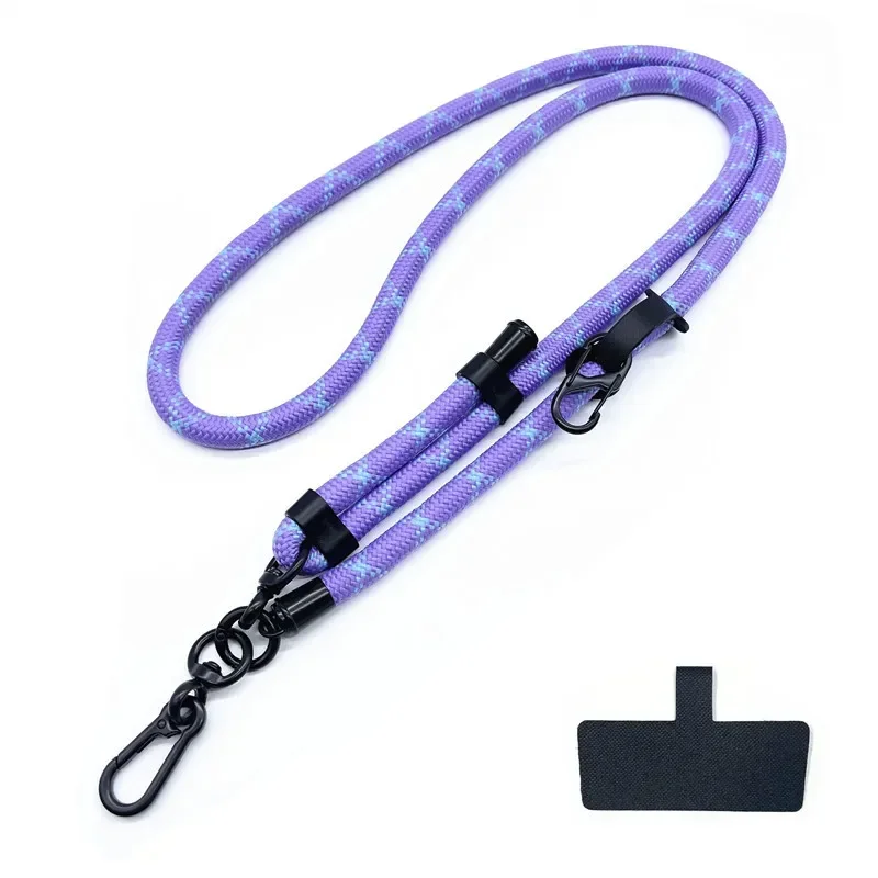 Adjustable Crossbody Phone Lanyard Strap with Neck Hang Cover, 10mm x 120cm