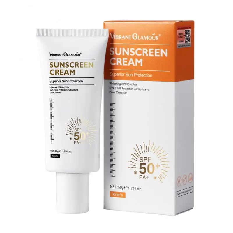 

Отбеливающий солнцезащитный крем SPF50 Sunblock PA +++, увлажняющий антивозрастной крем, освежающий, с контролем жирности, уход за кожей