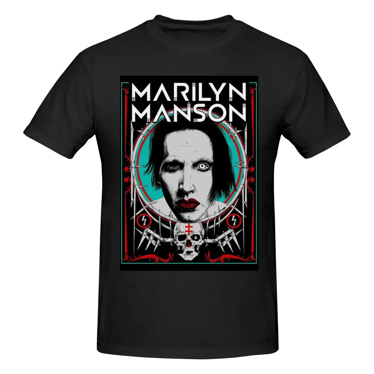 

Marilyn Manson Men's Classic Unisex Cotton T-Shirt for Men & Women, Classic Tee