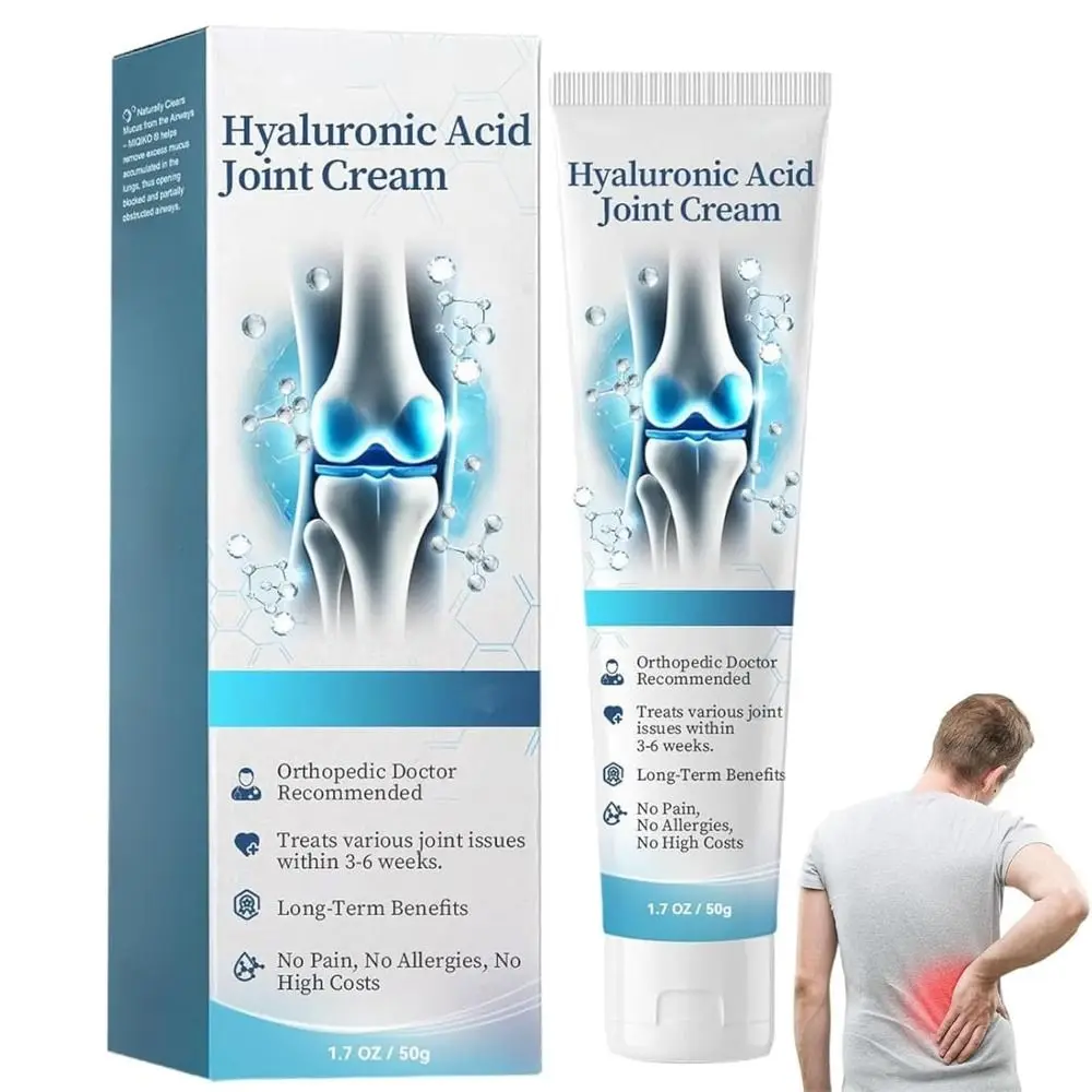 Joint Repair Hyaluronic Acid Joint Cream Bone Care Non-Greasy Formula and Bone Cream Gentle Fast Absorption