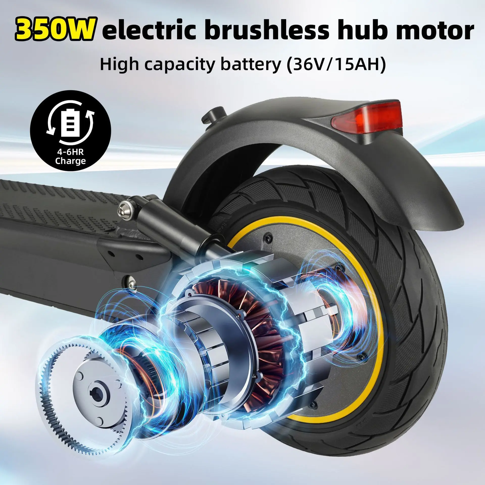 سكوتر كهربائي MAXG30 - تصميم قابل للطي مقاس 10 بوص...