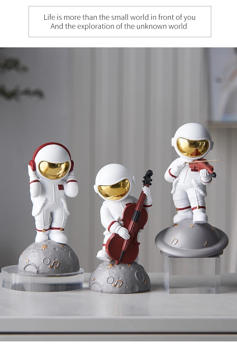 Creative Music Astronaut Ornaments